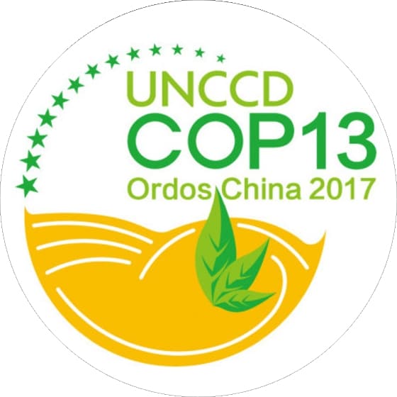Logo de la COP13 2017 de l'UNCCD